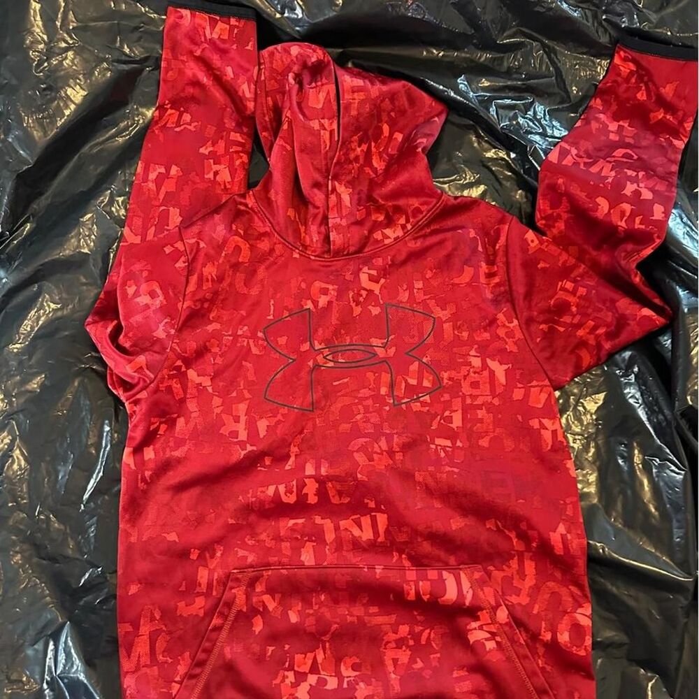 Kids Under-armour Red Hoodie